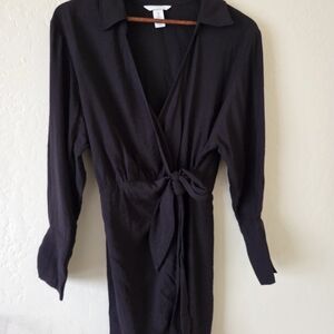 Black Wrap Dress